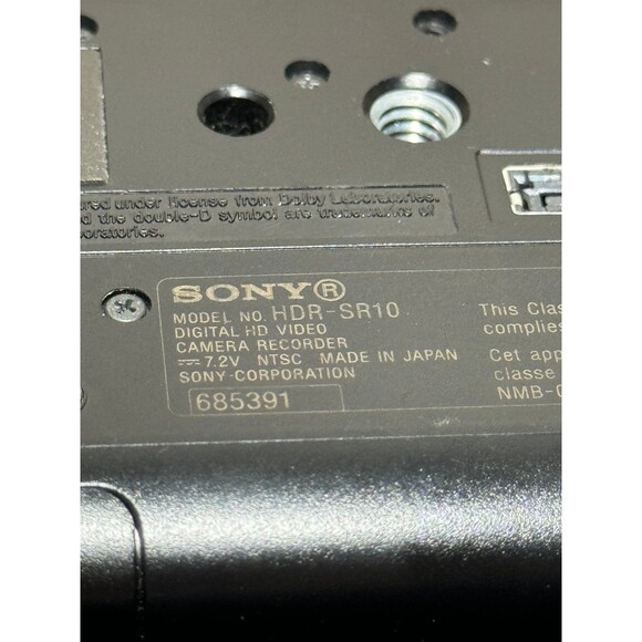 Sony Handycam HDR-SR10 Camcorder‎ Full HD 40GB HDD Tested And Working - Picture 10 of 10